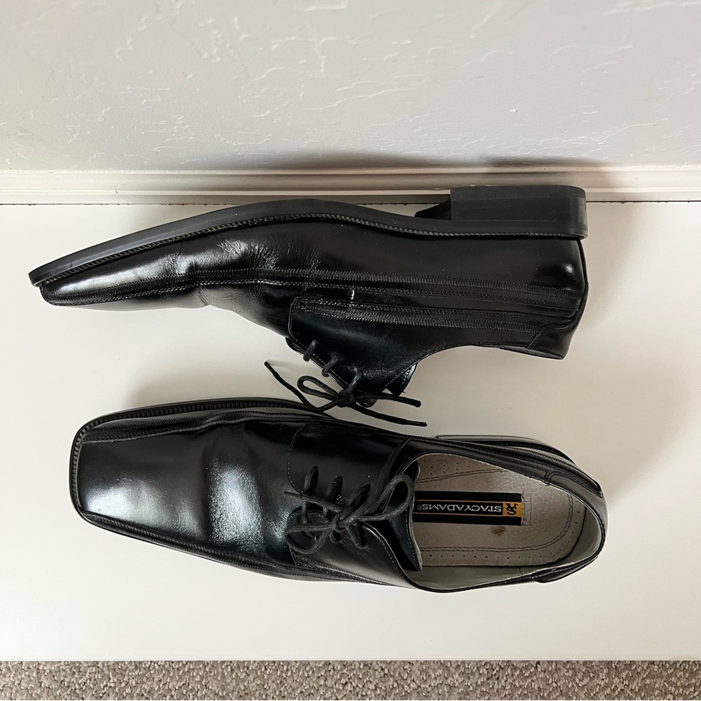 Stacy Adams Black Dress Shoes 11.5M